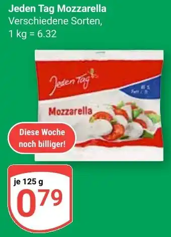 Globus Jeden Tag Mozzarella Angebot