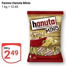 Globus Ferrero Hanuta Minis Angebot