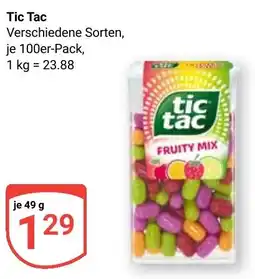 Globus Tic Tac Angebot