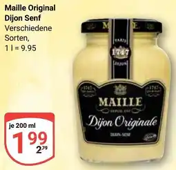 Globus Maille Original Dijon Senf Angebot