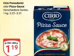 Globus Cirio Pomodorini oder Pizza-Sauce Angebot