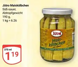Globus Jütro Maiskölbchen Angebot