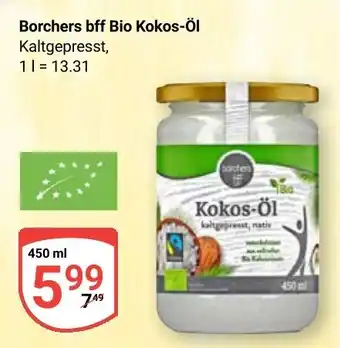 Globus Borchers bff Bio Kokos-Öl Kaltgepresst, Angebot