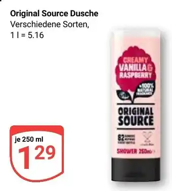 Globus Original Source Dusche Angebot
