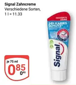 Globus Signal Zahncreme Angebot