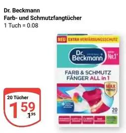 Globus Dr. Beckmann Farb- und Schmutzfangtücher Angebot