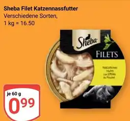 Globus Sheba Filet Katzennassfutter Angebot