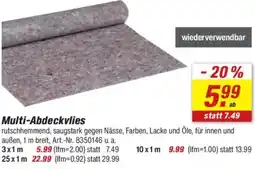 toom Baumarkt Multi-Abdeckvlies Angebot