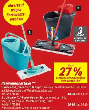 toom Baumarkt Reinigungsartikel Angebot