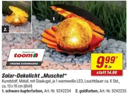toom Baumarkt Solar-Dekolicht „Muschel" Angebot