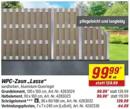 toom Baumarkt WPC-Zaun ,,Lasse" Angebot