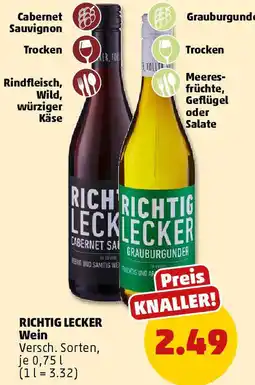 PENNY RICHTIG LECKER Wein Angebot