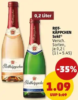 PENNY ROTKÄPPCHEN Sekt Angebot