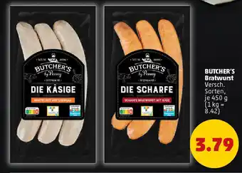 PENNY BUTCHER'S Bratwurst Angebot