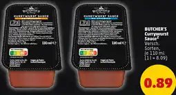 PENNY BUTCHER'S Currywurst Sauce Angebot