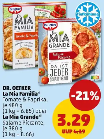 PENNY DR. OETKER La Mia Familia oder La Mia Grande Angebot