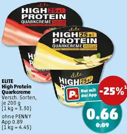PENNY ELITE High Protein Quarkcreme Angebot