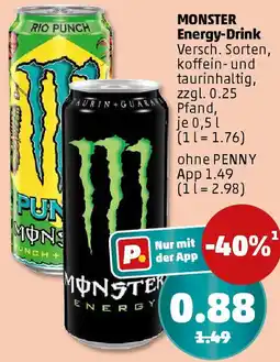 PENNY MONSTER Energy-Drink Angebot