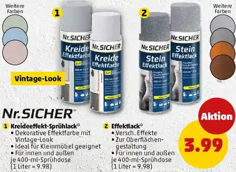 PENNY Nr.SICHER Kreideeffekt-Sprühlack Angebot