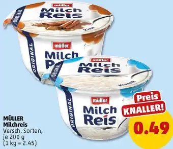 PENNY MÜLLER Milchreis Angebot