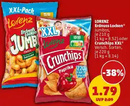 PENNY LORENZ Erdnuss Locken oder Crunchips XXL Angebot
