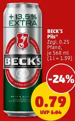 PENNY BECK'S Pils Angebot