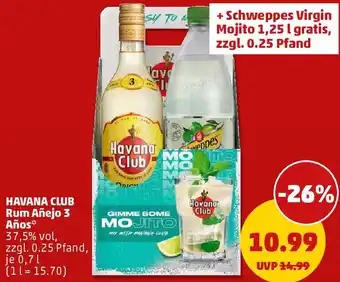 PENNY HAVANA CLUB Rum Añejo 3 Años Angebot