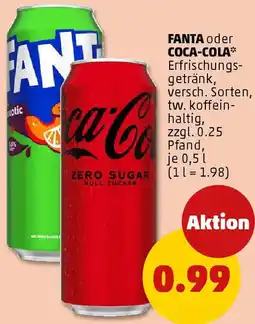 PENNY FANTA oder COCA-COLA Angebot