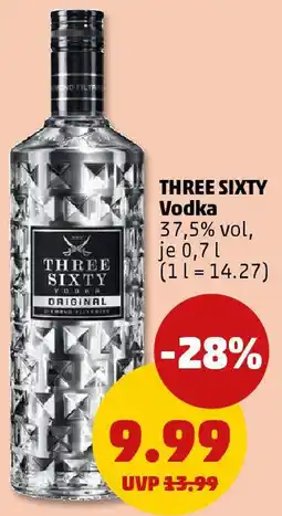 PENNY THREE SIXTY Vodka Angebot