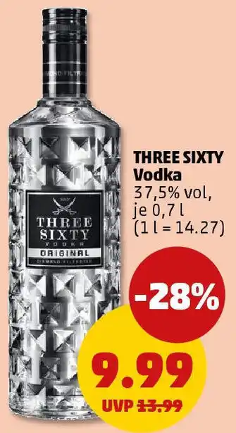 PENNY THREE SIXTY Vodka Angebot