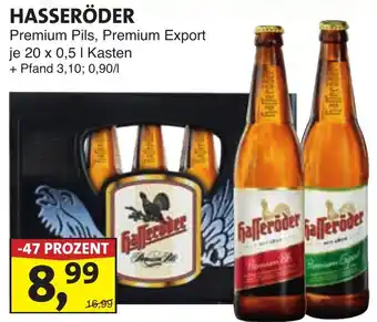 Lösch Depot HASSERÖDER Premium Pils, Premium Export Angebot