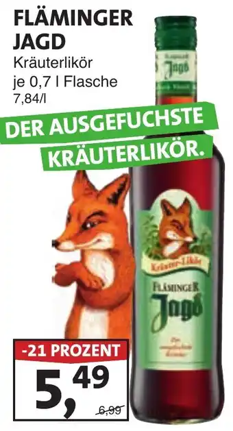 Lösch Depot FLÄMINGER JAGD Kräuterlikör Angebot