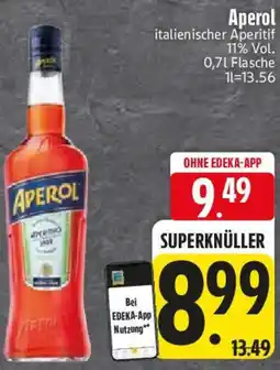 Edeka Aperol italienischer Aperitif Angebot