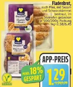 Edeka EDEKA Herzstücke Fladenbrot Angebot