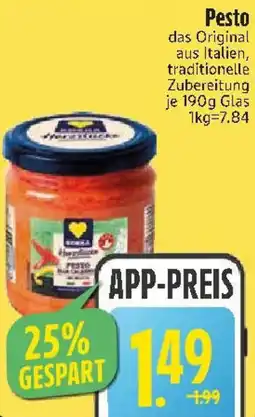 Edeka EDEKA Herzstücke Pesto Angebot