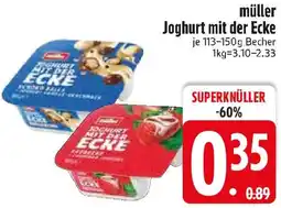 Edeka müller Joghurt mit der Ecke Angebot