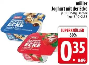 Edeka müller Joghurt mit der Ecke Angebot