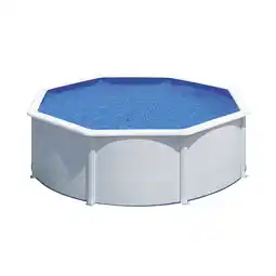 toom Baumarkt GRE Stahlwandpool-Set 'Fidji' Ø 350 x 120 cm mit Sicherheitsleiter und Sandfilteranlage Angebot