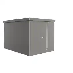 toom Baumarkt Biohort Gerätehaus 'Neo 4B' quarzgrau-metallic 236 x 348 cm mit Standardtür Angebot