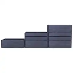 toom Baumarkt GARANTIA Hochbeet 'Ergo Vario 2 Wood' anthrazit/braun 120 x 75 x 80 cm Angebot