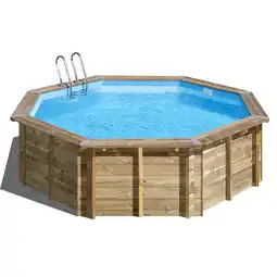 toom Baumarkt GRE Massivholzpool-Set 'Violette 2' Ø 500 x 127 cm mit Leiter und Sandfilter Angebot