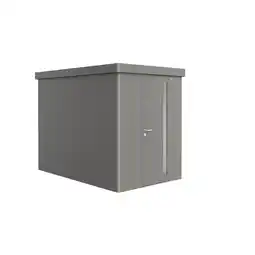 toom Baumarkt Biohort Gerätehaus 'Neo 3A' quarzgrau-metallic 180 x 292 cm mit Standardtür Angebot