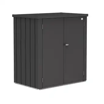 toom Baumarkt Biohort Terrassenschrank 'Romeo' Gr. L dunkelgrau-metallic 132 x 140 x 87 cm Angebot