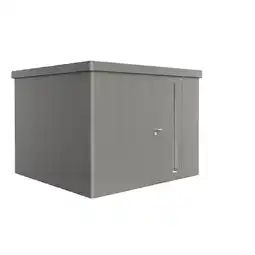 toom Baumarkt Biohort Gerätehaus 'Neo 3C' quarzgrau-metallic 292 x 292 cm mit Standardtür Angebot