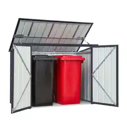 toom Baumarkt Globel Mülltonnenbox 'Easy BIN2' anthrazit 171 x 95 cm Angebot