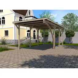 toom Baumarkt Weka Einzelcarport '606 A' kesseldruckimprägniert 300 x 600 cm Angebot