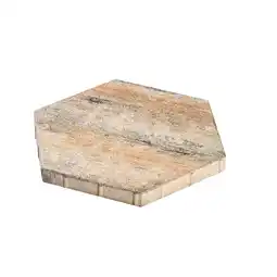 toom Baumarkt Diephaus Terrassenplatte 'T-Court Hexagon' Beton muschelkalkfarben 46 x 40 x 4 cm Angebot