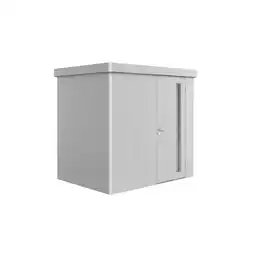 toom Baumarkt Biohort Gerätehaus 'Neo 1B' silber-metallic 236 x 180 cm mit Standardtür Angebot