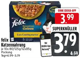 Edeka felix Katzennahrung Angebot