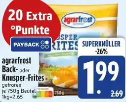 Edeka agrarfrost Back- oder Knusper-Frites Angebot